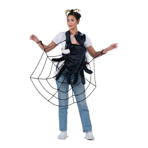[000026216] Disfraz  Cubremochila Telaraña y Araña Talla One Size Adult