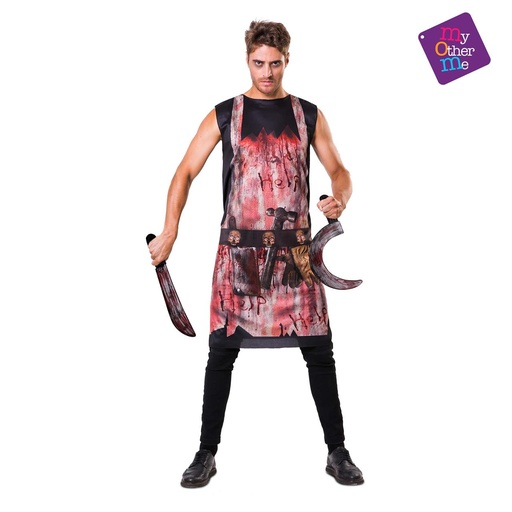 [000026231] Disfraz Carnicero Sangriento Ml (Camiseta Larga)