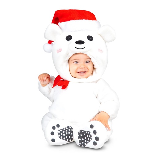 [000026359] Disfraz  Osito De Nieve Bebé Talla 12-24 M
