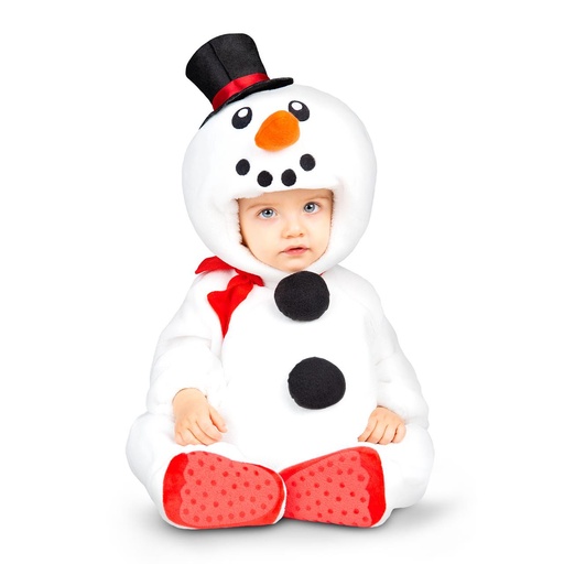 [000026363] Disfraz  Muñeco De Nieve Bebé Talla 12-24 M