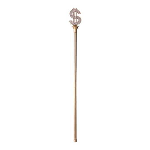 [000026694] Bastón Símbolo Dólar  112 cm