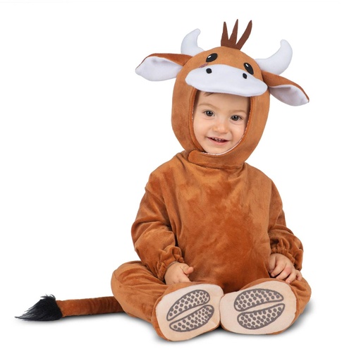 [000027032] Disfraz  Buey Navidad Talla 7-12 M