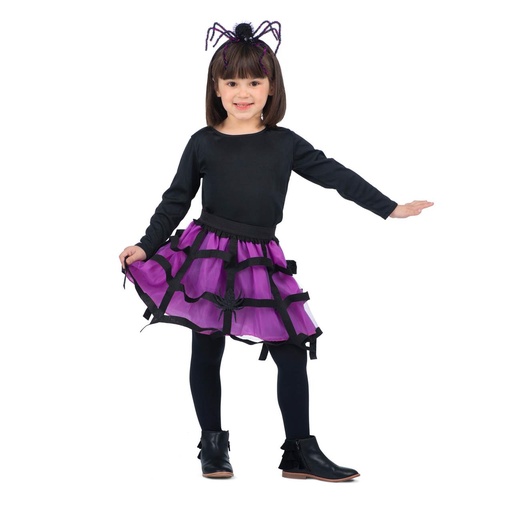 [000027096] Disfraz  Purple Tutu Spider Talla 7-9 Y