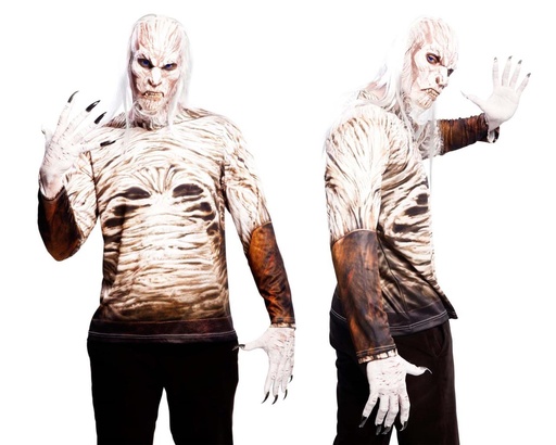 [000027192] Camiseta Esqueleto para Adulto Walker Xl