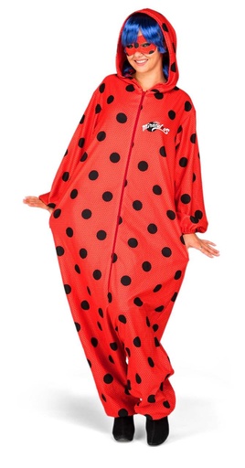 [000027511] Disfraz Ladybug Pyjamas Xs (Mono Con Capucha, Peluca Y Antifaz)