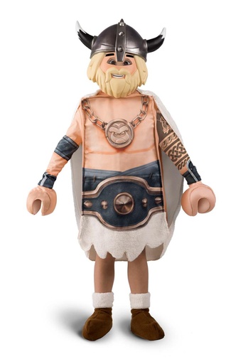 [000027559] Disfraz Playmobil Movie Charlie 5-6 Años (Casaca, Capa, Cubrebotas, Máscara Y Guantes)