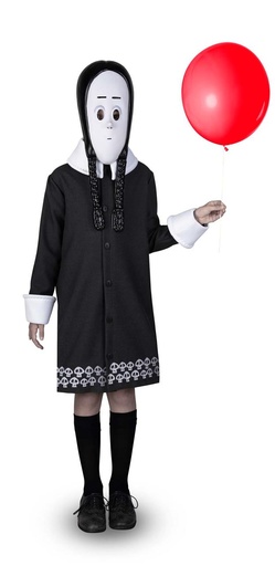 [000027607] Disfraz Wednesday Addams Talla 10-12 Y