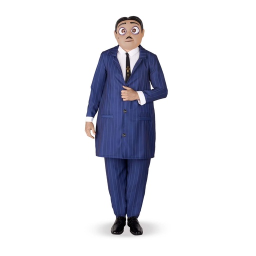 [000027645] Disfraz Gomez Addams S (Pantalón Con Camisa Y Corbata, Chaqueta Y Máscara)