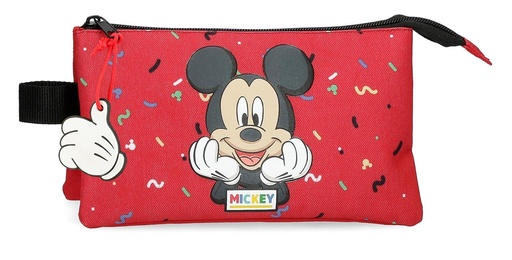 [000027755] Portatodo Its A Mickey Thing 3 cremalleras 22x12x5 cm