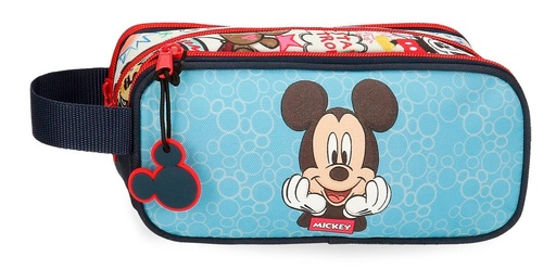 [000027778] Neceser 3 compartimentos Mickey Be Cool 22x10x9cm