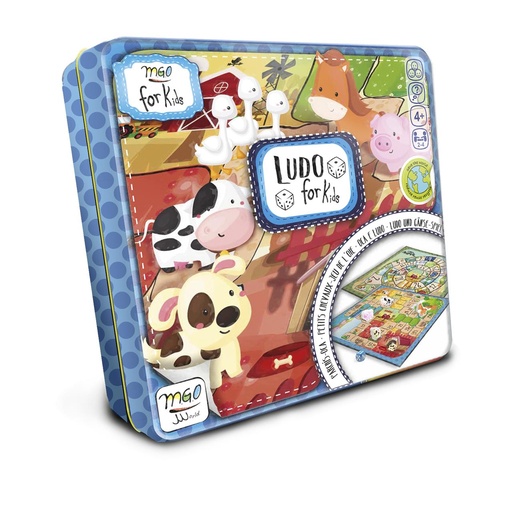[000028084] Juego Mi Primer Parchís-Oca en caja de lata ¡ambientado en la granja!