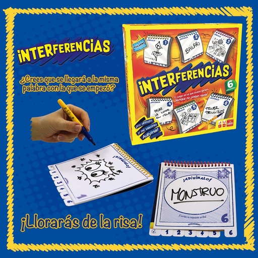 [000028217] Juego Interferencias 6 Jugadores . Lloraras De Risa!