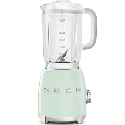 [000000256] SMEG 50'STYLE GLASS BLENDER PASTEL GREEN BLF01PGEU