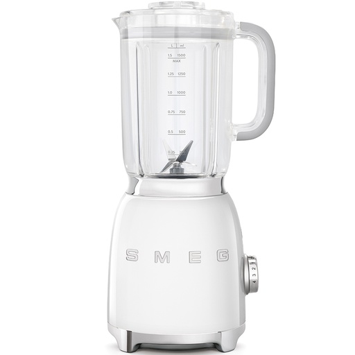 [000000257] SMEG 50'STYLE GLASS BLENDER WHITE BLF01WHEU