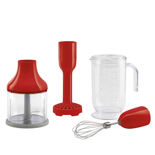 [000000284] SMEG HAND BLENDER KIT RED HBAC11RD