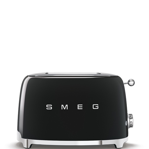 [000000336] SMEG TOASTER 2x2 50´ STYLE BLACK TSF01BLEU
