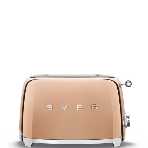 [000000339] SMEG TOASTER 2X2 50´ STYLE ROSE GOLD TSF01RGEU