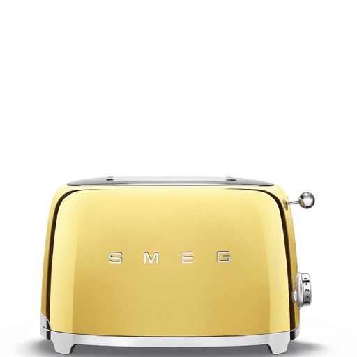[000000344] SMEG TOASTER 2X2 50´STYLE ORO TSF01GOEU