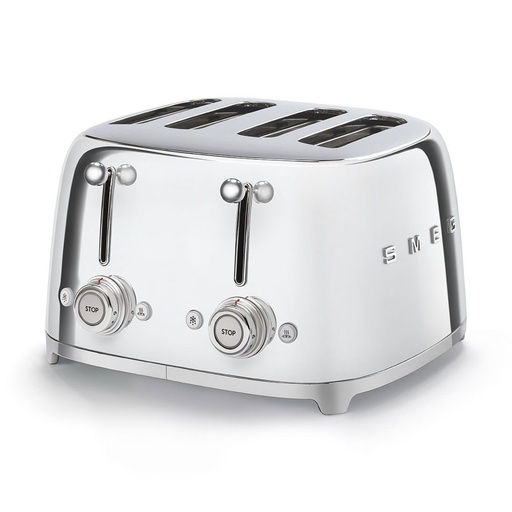 [000000351] SMEG TOASTER 4X4 50´STYLE CHROME TSF03SSEU