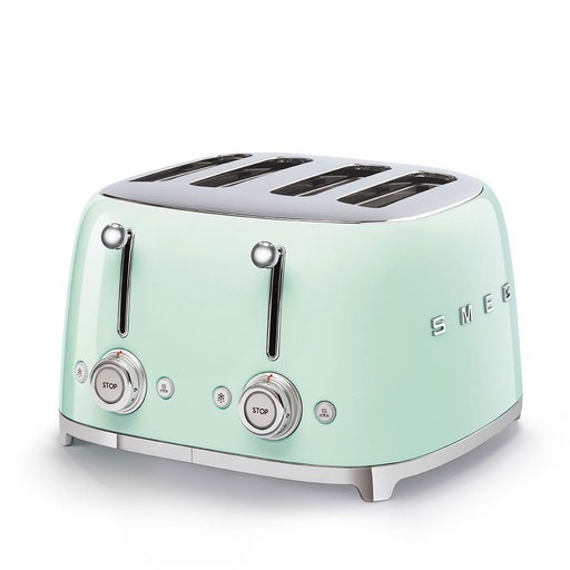 [000000353] SMEG TOASTER 4X4 50´STYLE PASTEL GREEN TSF03PGEU