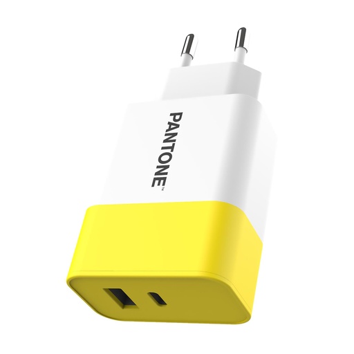 [000000388] CELLY CHARGER RED PANTONE 20W USBA USBC AMAR PT-PDAC02Y