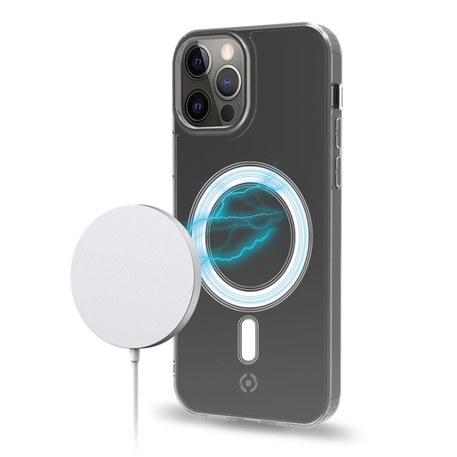 [000000395] CELLY MAGSAFE WIRELESS CHARGER AND IPHONE 12/12PRO COVER KIT MAGKIT