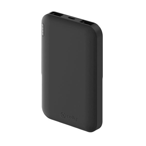 [000000418] CELLY POWER BANK 5A 2 USB OUTPUT 2 1A BLACK PBE5000BK