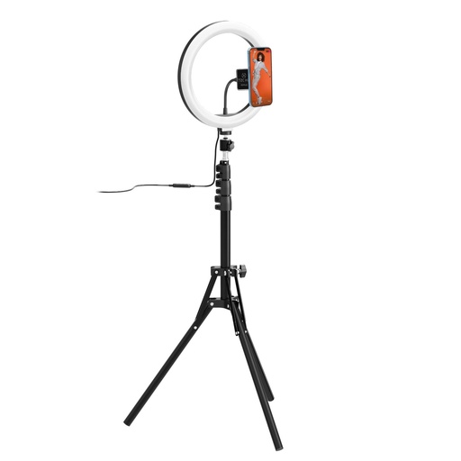 [000000425] CELLY TRIPOD WITH LIGHT RING CLICKGHOSTUSBBK