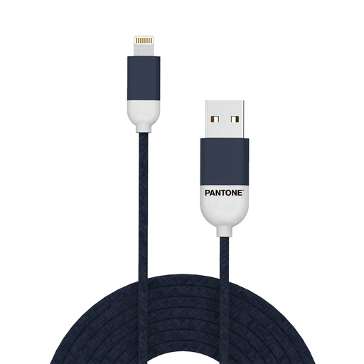 [000000428] CELLY USB TO LIGHTNING CABLE PANTONE BLUE PT-LCS001-5N