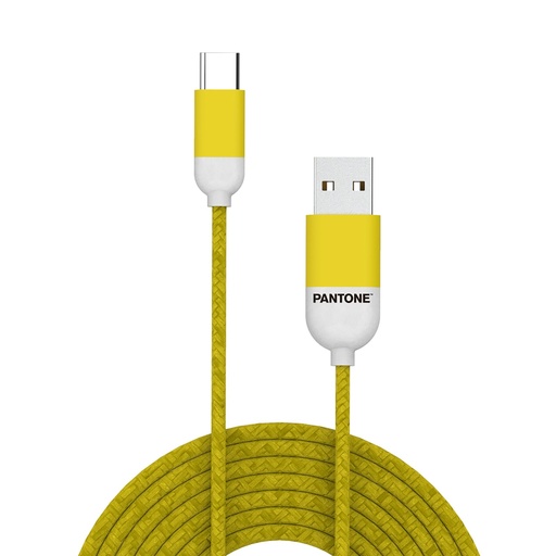 [000000434] CELLY USB TO USBC PANTONE YELLOW CABLE PT-TC001-5Y