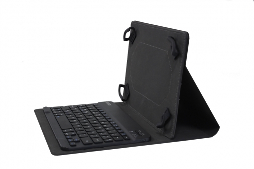 [000000454] NILOX 9.7" TO 10.5" BLUETOOH KEYBOARD CASE BLACK NXKB01