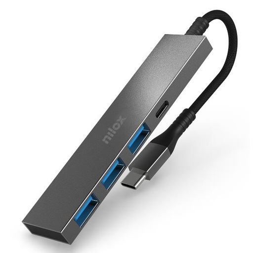 [000000481] NILOX HUB USB C 3XUSB 3.0 1XUSBC NXHUBUSBC02