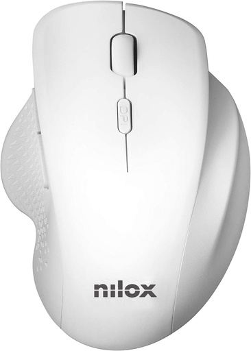 [000000495] NILOX MOUSE WIRELESS 3200 DPI 2.4G NXMOWI3002 WHITE
