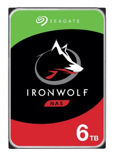 [000000557] SEAGATE ST6000VN001NAS HDD 3.5" IRONWOLF 6TB 5.4K SATA