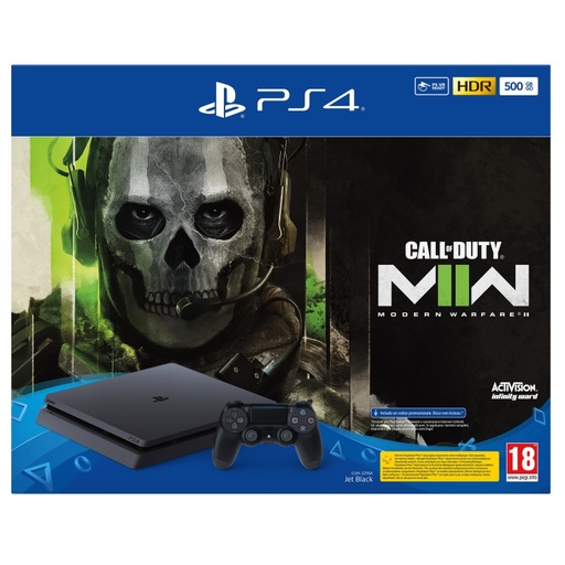 [000000617] SONY PS4 500GB + CALL OF DUTY MODERN WARFARE II