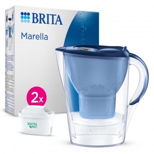 [000000685] BRITA MARELLA BLUE JUG 2 FILTERS 2,4L MAXTRA PRO