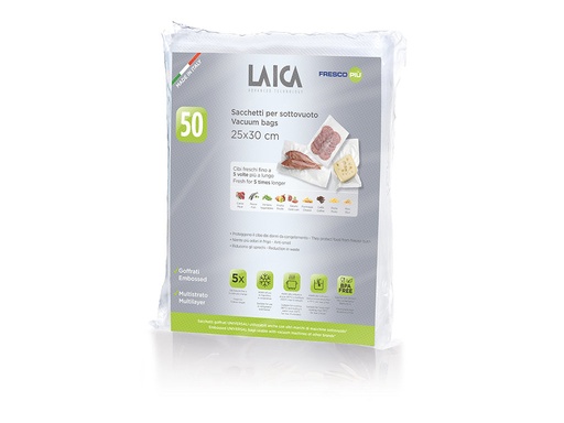 [000000708] LAICA 100 EMPTY CONSERVATION BAGS 20X28 cm. VT3501