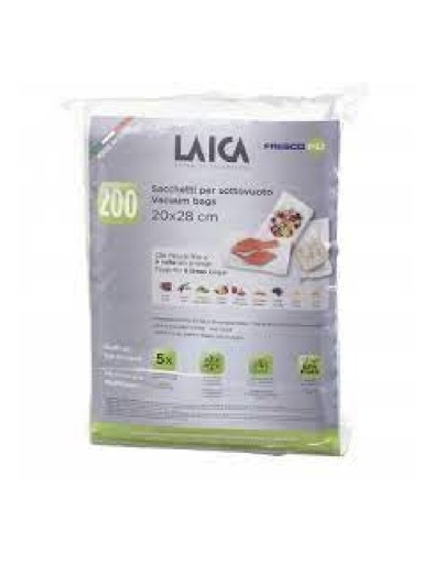 [000000715] LAICA 200 VACUUM PRESERVATION BAGS 20X28 cm. VT3511