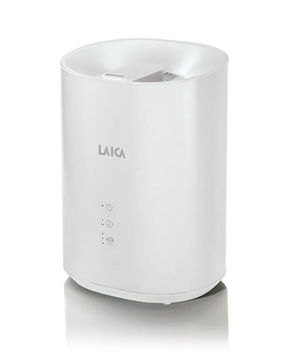 [000000722] LAICA ULTRASONIC HUMIDIFIER AND ESSENCE DIFFUSER HOT FUNCTION 3 SPEEDS 3L WHITE HI3020W