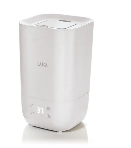 [000000723] LAICA ULTRASONIC HUMIDIFIER AND SILENT ESSENCE DIFFUSER LED 3 SPEEDS 3,3L 25W WHITE HI3015W