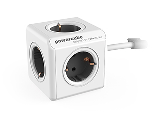 [000000740] POWERCUBE PLUG EXTENDED GREY 1.5M 1300GY/DEEXPC