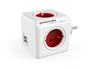 [000000757] POWERCUBE PLUG ORIGINAL USB RED 2202RD/FROUPC