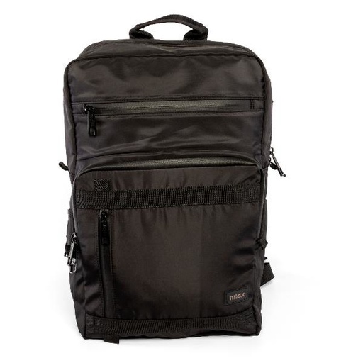 [000000850] NILOX CITY BACKPACK 15.6" BLACK NXBK011