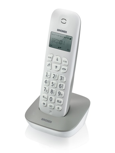[000000896] BRONDI GALA CORDLESS WHITE AND GRAY