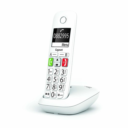 [000000919] GIGASET WIRELESS LANDLINE PHONE E290 WHITE (S30852-H2901-D202)