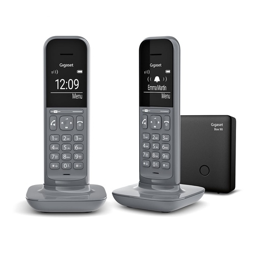 [000000921] GIGASET WIRELESS LANDLINE TELEPHONE CL390 GREY (L36852-H2902-D203)