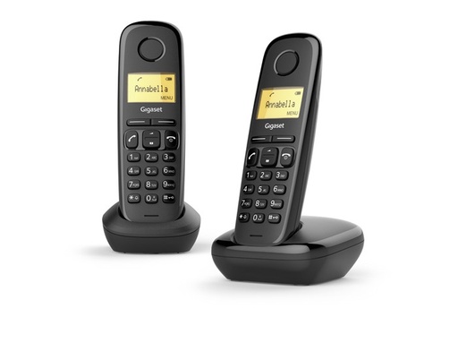 [000000923] GIGASET WIRELESS PHONE A170 DUO BLACK (L36852-H2802-D201)