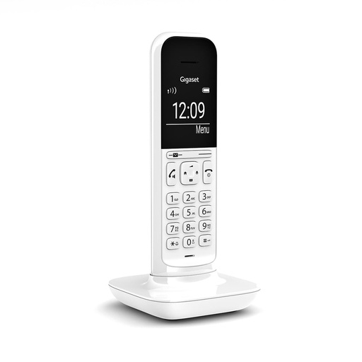 [000000930] GIGASET WIRELESS PHONE CL390 WHITE (S30852-H2902-D202)