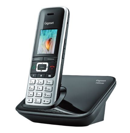 [000000935] GIGASET WIRELESS PHONE PREMIUM 100 PLATINUM BLACK