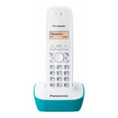 [000000938] PANASONIC WIRELESS TELEPHONE KX-TG1611SPC WHITE/GREEN